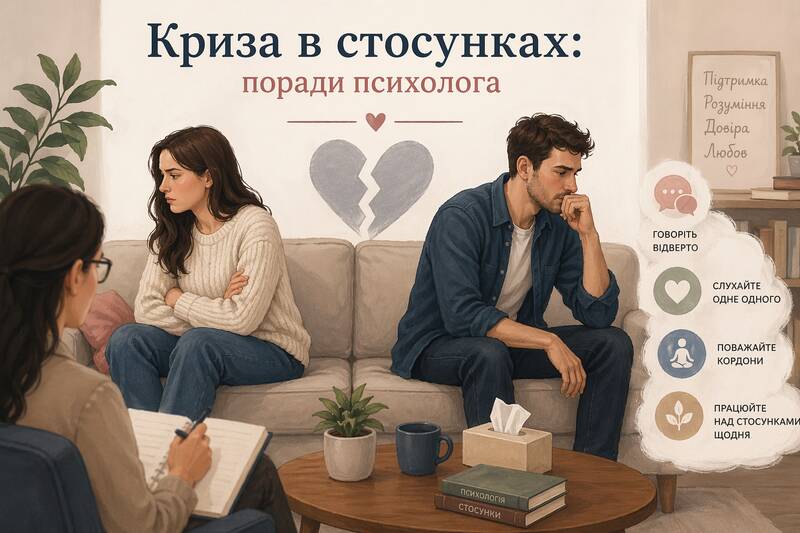 Криза в стосунках: Чому це не кінець, а новий початок. Поради психолога.